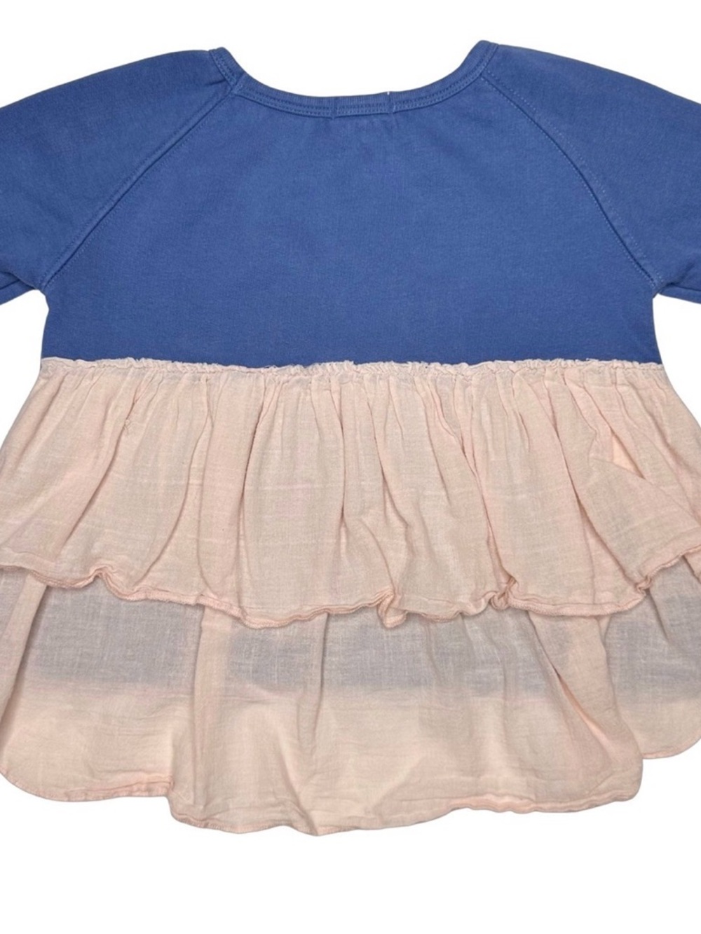 Everbloom Embroidered‎ Rainbow Ruffle Top - Picture 3 of 4